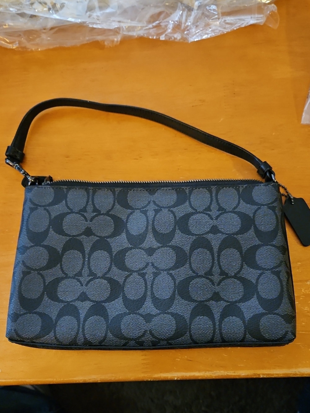 Coach Signature Graffiti Large Wristlet - Picture 2 of 7